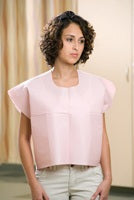 Exam Cape Blue One Size Fits Most Front / Back Opening Without Closure Unisex