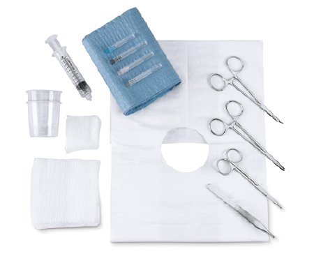 Laceration Tray One Time Sterile