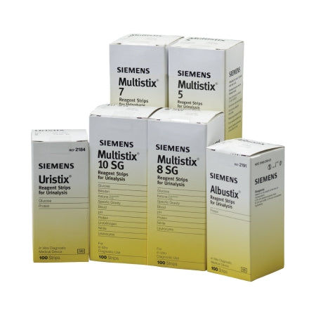 Urinalysis Reagent Multistix® Blood, Glucose, Leukocytes, Protein For Urinalysis 100 per Bottle