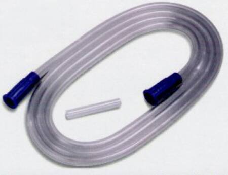 Suction Connector Tubing Argyle® 6 Foot Length 0.188 Inch I.D. Sterile Universal Molded Connector Clear NonConductive PVC