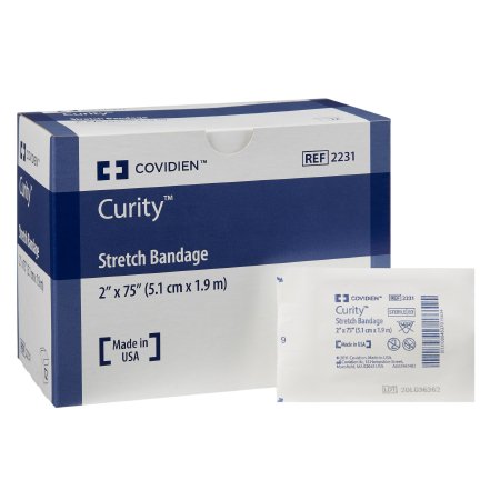 Conforming Bandage Curity™ 2 X 75 Inch 1 per Pack Sterile 1-Ply Roll Shape