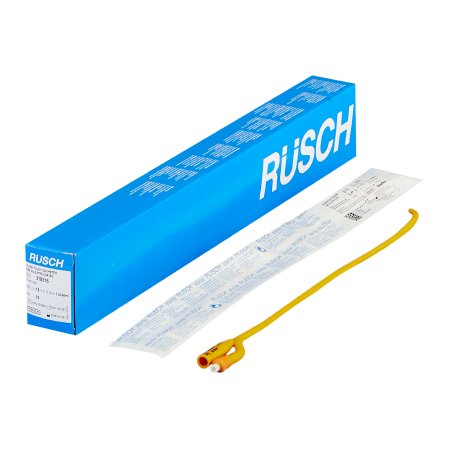 Foley Catheter Rusch PureGold® 2-Way Coude Tip 30 cc Balloon 16 Fr. Latex