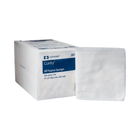 Nonwoven Sponge Curity™ 4 X 4 Inch 200 per Pack NonSterile 3-Ply Square