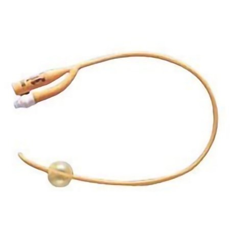 Foley Catheter Rusch PureGold® 2-Way Coude Tip 5 cc Balloon 24 Fr. PTFE (Teflon) Coated Latex