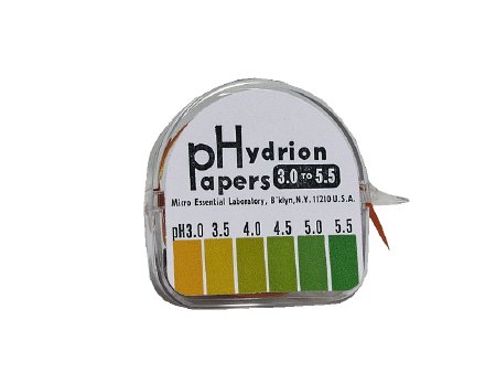 pH Paper in Dispenser Hydrion™ 3.0 to 5.5