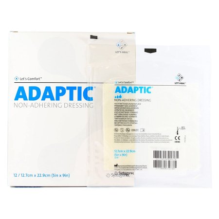 Oil Emulsion Impregnated Dressing 3M™ Adaptic™ Rectangle 5 X 9 Inch Sterile