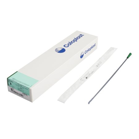Urethral Catheter Self-Cath® Coude Olive Tip Uncoated PVC 14 Fr. 16 Inch