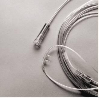 Nasal Cannula Low Flow Delivery Salter-Style® Pediatric Curved Prong / NonFlared Tip
