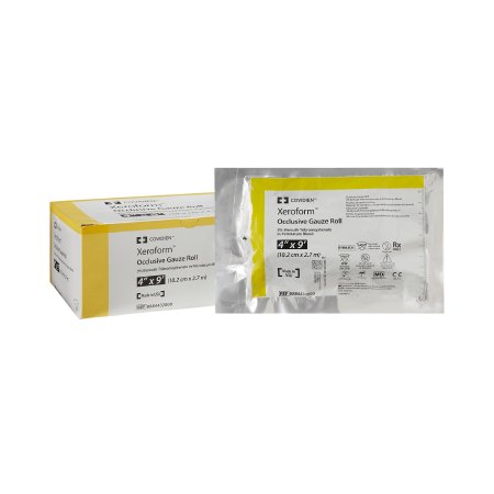 Xeroform Petrolatum Impregnated Dressing Xeroform™ Occlusive Roll 4 Inch X 3 Yard Sterile
