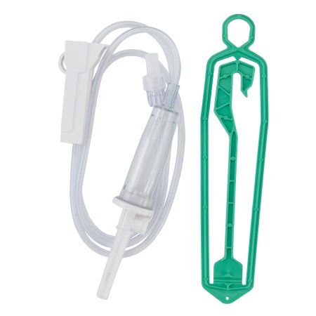 Secondary IV Administration Set BBraun™ Gravity Without Ports 15 Drops / mL Drip Rate Without Filter 40 Inch Tubing Solution
