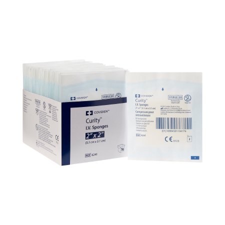 I.V. Sponge Curity™ 2 X 2 Inch Sterile 6-Ply