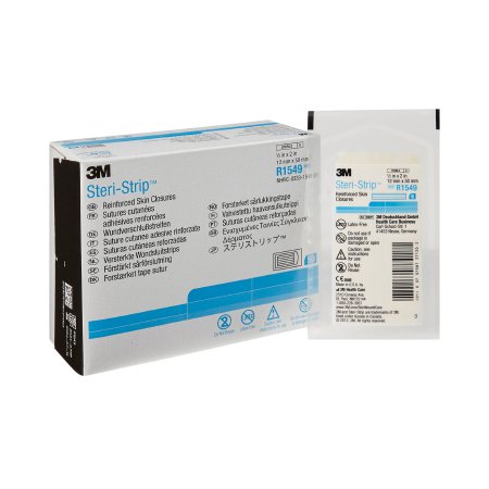 Skin Closure Strip Steri-Strip™ 1/2 X 2 Inch Nonwoven Material Reinforced Strip White