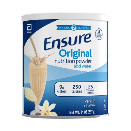 Oral Supplement Ensure® Original Vanilla Flavor Powder 14 oz. Can