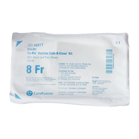 Suction Catheter Kit AirLife® Cath-N-Glove® 8 Fr. NonSterile
