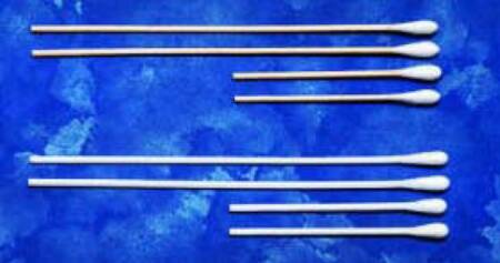 Swabstick Cotton Tip Plastic Shaft 6 Inch Sterile 2 per Pack