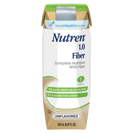 Tube Feeding Formula Nutren® 1.0 Fiber Unflavored Liquid 250 mL Carton