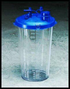 Rigid Suction Canister Medi-Vac® Guardian™ 2000 mL Sealing Lid