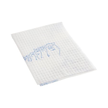 Procedure Towel Tidi® Choice 13 W X 18 L Inch White / Blue Cartoon Toes NonSterile
