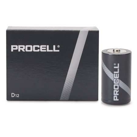 Alkaline Battery Duracell® Procell® D Cell 1.5V Disposable 12 Pack