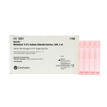 AirLife® Modudose® Respiratory Therapy Solution Sodium Chloride 0.9% Solution Unit Dose Vial 3 mL