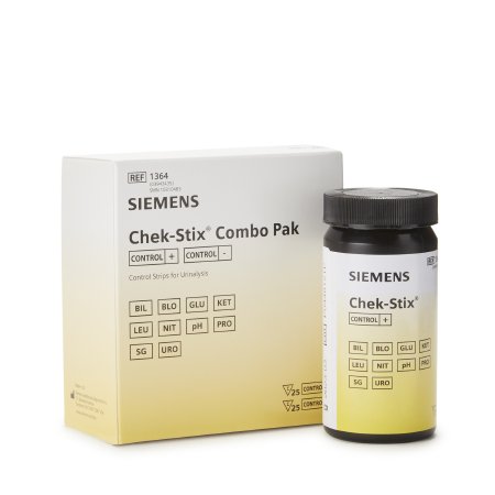 Multi-Analyte Control Chek-Stix® Urinalysis Positive Level / Negative Level 100 per Bottle