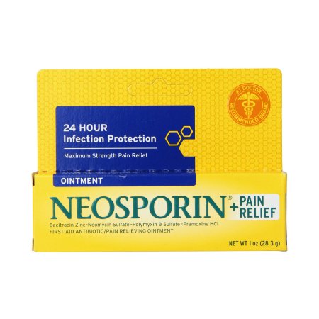 First Aid Antibiotic with Pain Relief Neosporin® + Pain Relief Ointment 1 oz. Tube