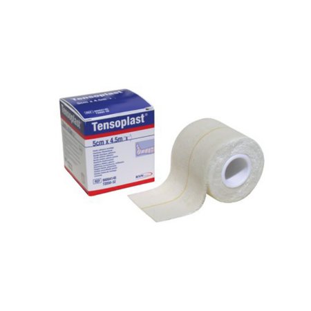 Elastic Adhesive Bandage Tensoplast® 1 Inch X 5 Yard No Closure White NonSterile Medium Compression