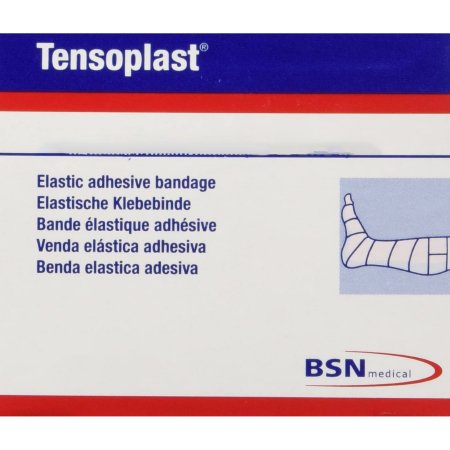 Elastic Adhesive Bandage Tensoplast® 1 Inch X 5 Yard No Closure Tan NonSterile Medium Compression