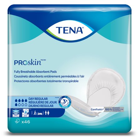 Incontinence Liner TENA ProSkin™ Day Regular 24 Inch Length Moderate Absorbency Dry-Fast Core™ One Size Fits Most