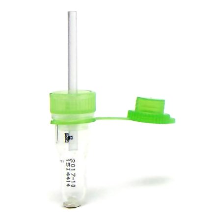 Safe-T-Fill® Capillary Blood Collection Tube Lithium Heparin Additive 125 µL Pierceable Attached Cap Plastic Tube