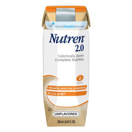 Tube Feeding Formula Nutren® 2.0 Unflavored Liquid 250 mL Carton