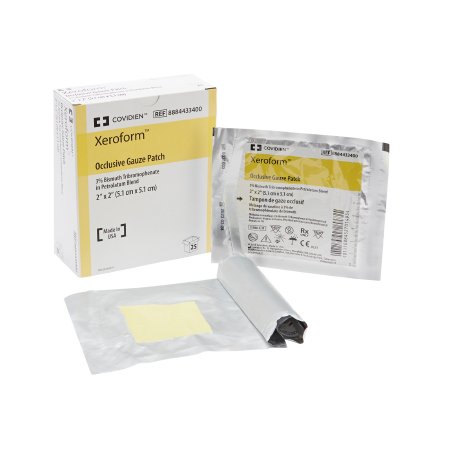 Xeroform Petrolatum Impregnated Dressing Xeroform™ Occlusive Square 2 X 2 Inch Sterile