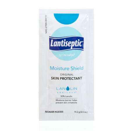 Skin Protectant Lantiseptic® Moisture Shield 14.2 Gram Individual Packet Lanolin Scent Ointment