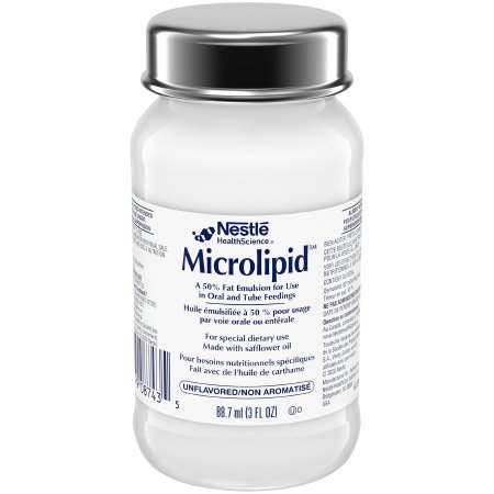 Oral Supplement Microlipid™ Unflavored Liquid 3 oz. Bottle
