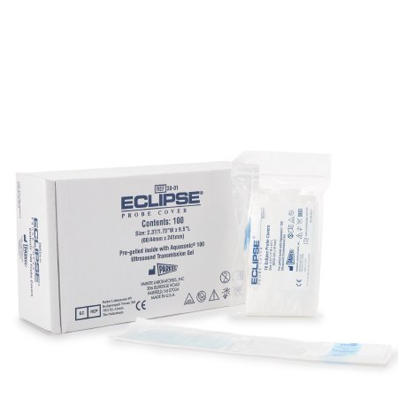 Ultrasound Probe Cover Eclipse® 1-3/4 X 9-1/2 Inch Polyisoprene NonSterile For use with Ultrasound Endocavity Probe