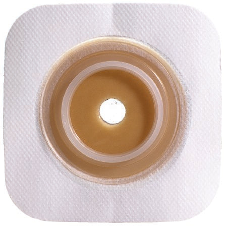 Ostomy Barrier Sur-Fit Natura® Trim to Fit, Standard Wear Stomahesive® Tan Tape 32 mm Flange Sur-Fit Natura® System Hydrocolloid Up to 1/2 to 3/4 Inch Opening 5 X 5 Inch