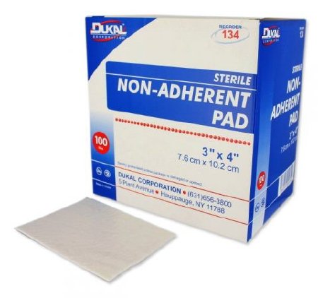 Non-Adherent Dressing Dukal™ 3 X 4 Inch Sterile Rectangle