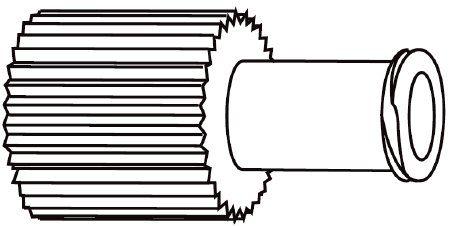 Luer Cap Plastic Male and Female Adapters Blue Sterile