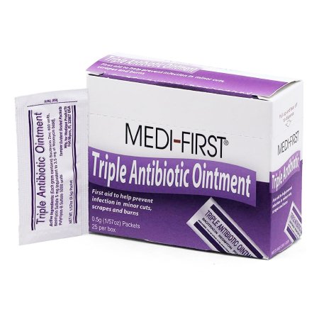 First Aid Antibiotic Medi-First® Ointment 0.5 Gram Individual Packet