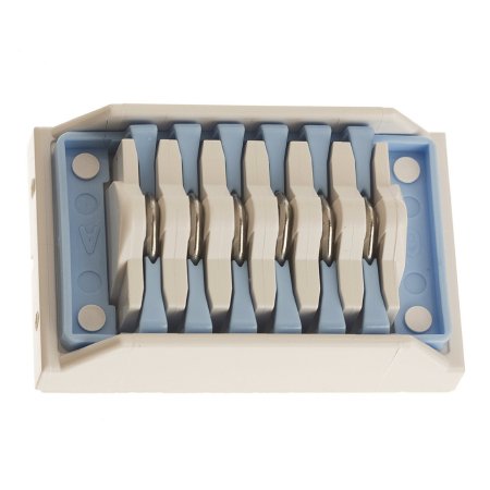 Adhesive Cartridge Style Ligating Clip Horizon™ Titanium Medium Blue Clip 6 Clips