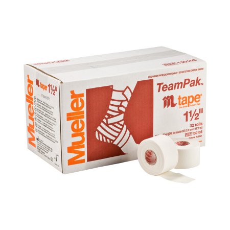 Athletic Tape Mueller® Mtape White 1-1/2 Inch X 15 Yard Cotton / Zinc Oxide NonSterile