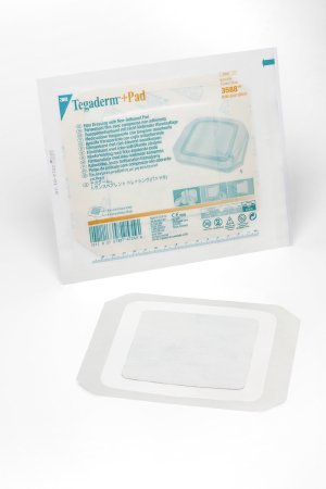 Transparent Film Dressing with Pad 3M™ Tegaderm™ +Pad 6 X 6 Inch Frame Style Delivery Square Sterile