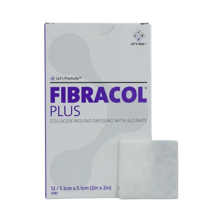 Collagen Dressing Fibracol™ Plus 2 X 2 Inch Square