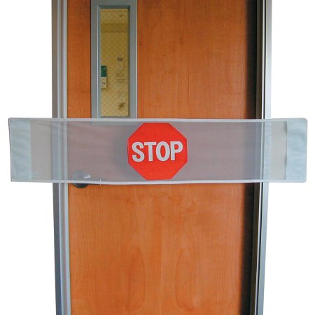 Door Sign Caution Posey® Stop