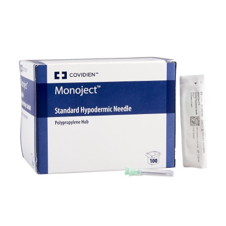 Hypodermic Needle Monoject™ SoftPack 1 Inch Length 18 Gauge Regular Wall Without Safety