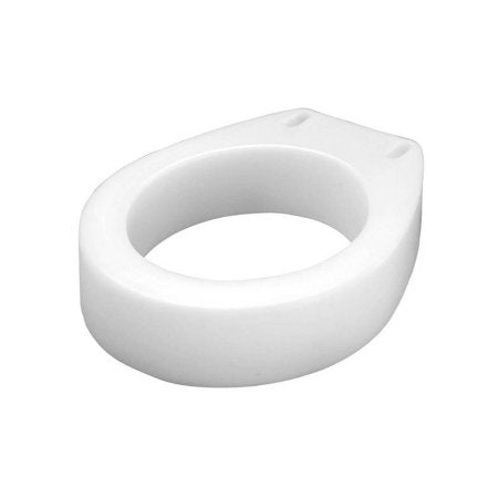 Raised Toilet Seat Carex® 3-1/2 Inch Height White 300 lbs. Weight Capacity