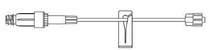 IV Extension Set UltraSite® Needle-Free Port Small Bore 8 Inch Tubing Without Filter
