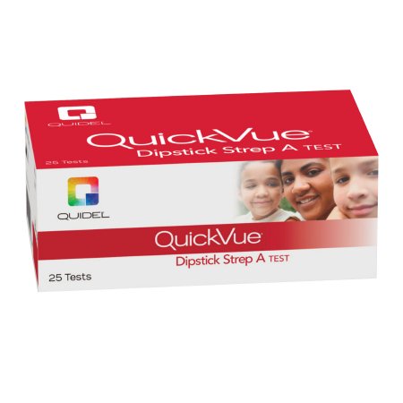 Respiratory Test Kit QuickVue® Strep A Test 50 Tests CLIA Waived