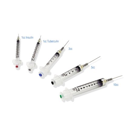 Safety Hypodermic Syringe with Needle VanishPoint® 10 mL 1-1/2 Inch 21 Gauge Retractable Safety Needle Regular Wall