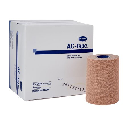 Athletic Tape AC-tape® Tan 3 Inch X 5 Yard Cotton NonSterile